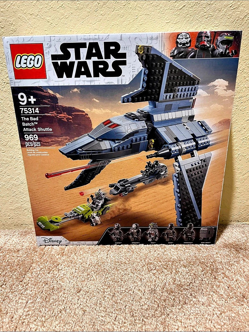 LEGO The Bad Batch Attack Shuttle Set 75314 Building Kit